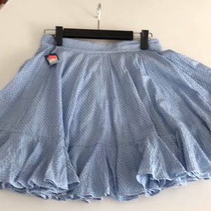 New with tags Rebecca Minkoff Blue Ruffle Skirt